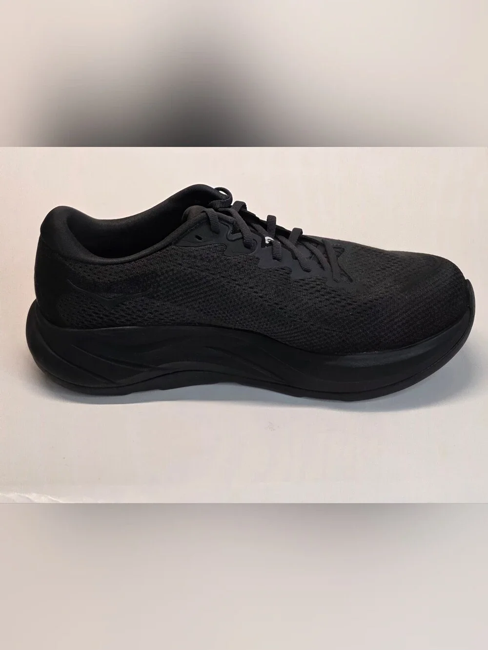 New  HOKA One One Rincon 4 Sneakers Shoes Triple Black  Running Men's Size 11.5D